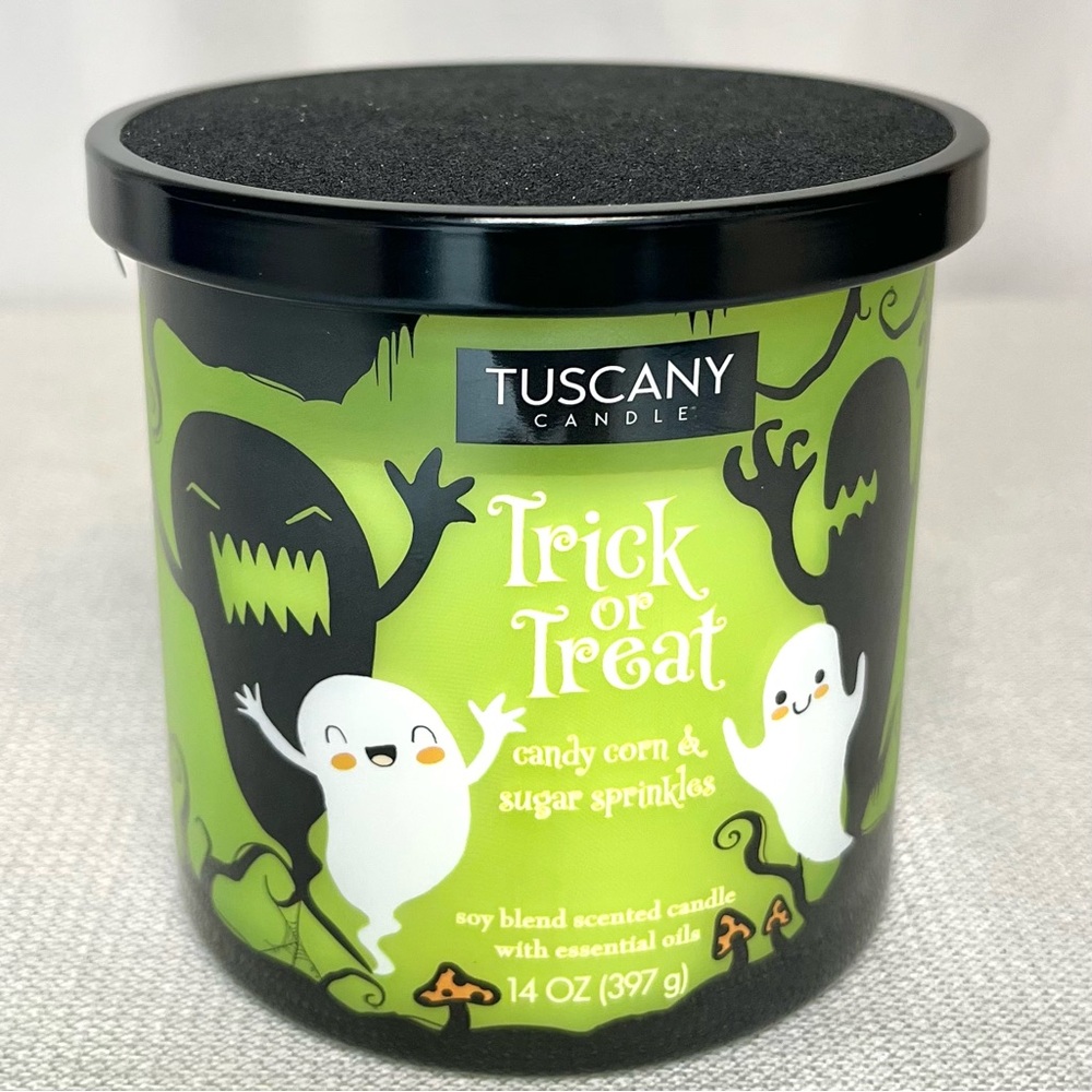 Tuscany 3-Wick Soy and Essential Oils Scented Candles with Halloween Theme - New - Picture 7 of 7